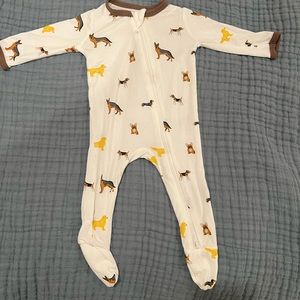 Kyte Baby 3-6m zipper footie “dog”